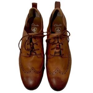 Clarks Men’s Brown Lace Up Shoes Size 12